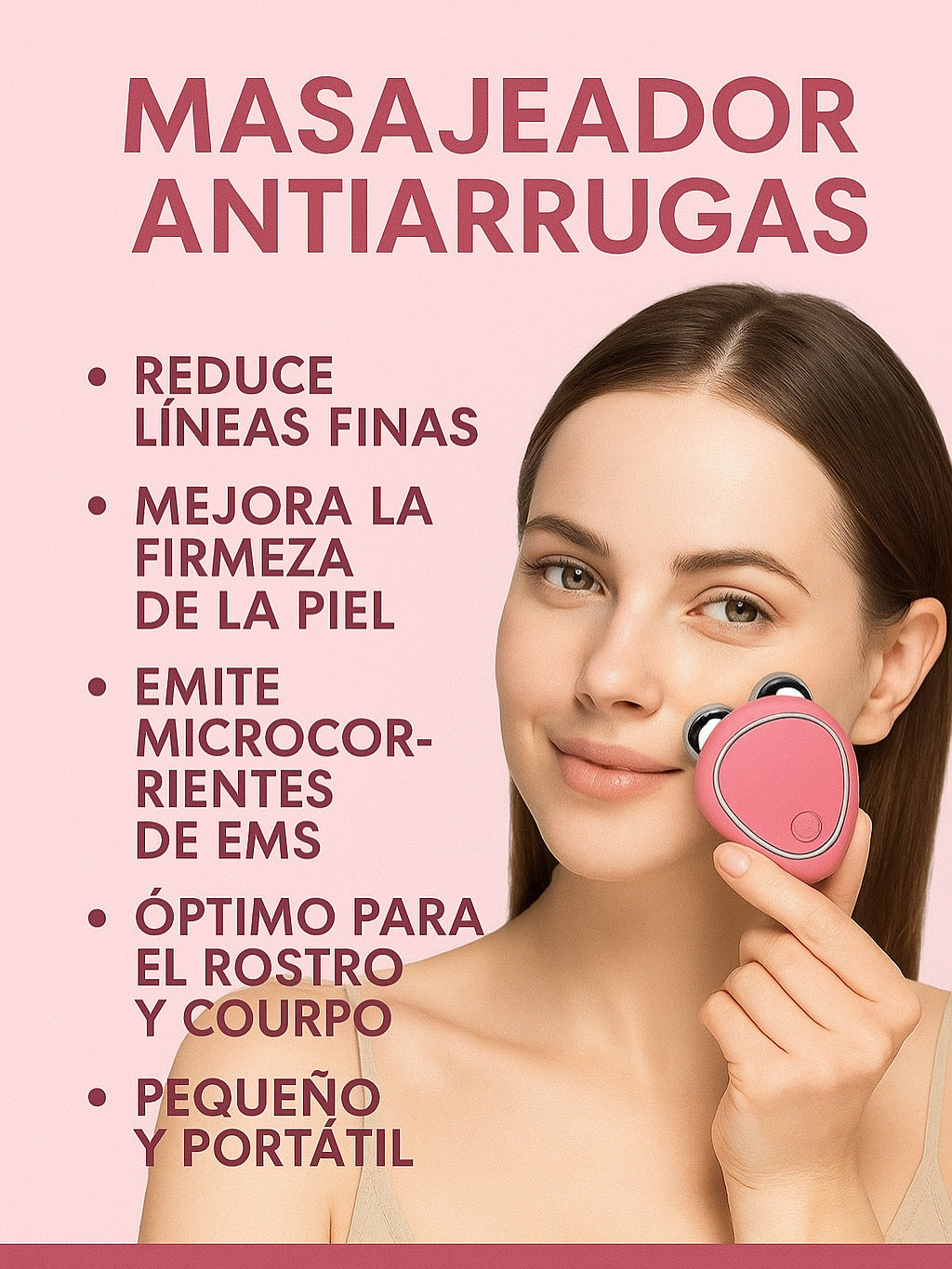 Masajeador antiarrugas