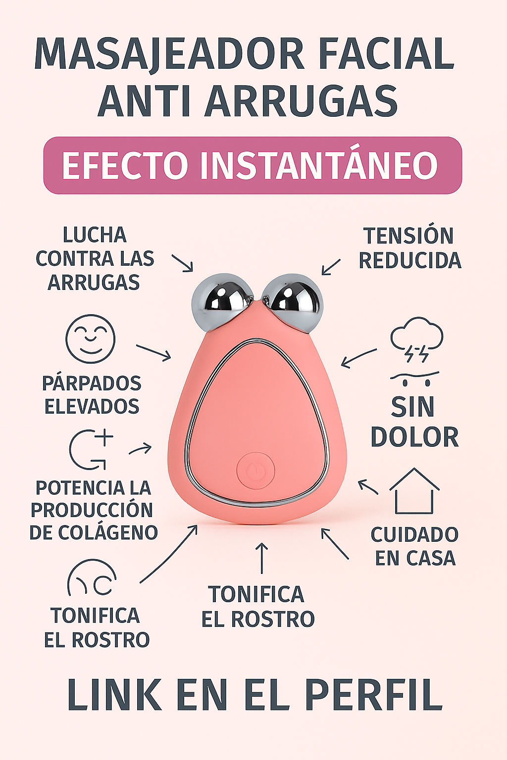 Masajeador antiarrugas