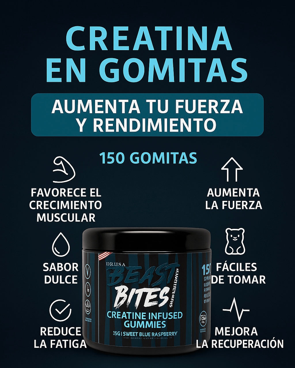Gomitas de Creatina- BEAST BITES