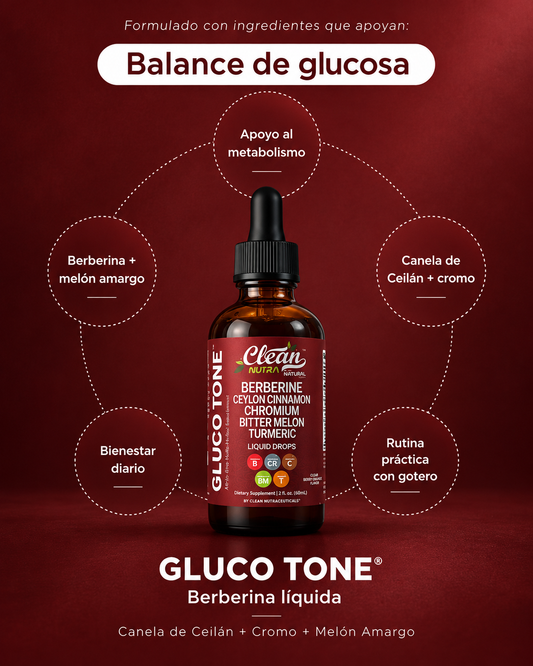 GLUCO TONE- BERBERINA LIQUIDA