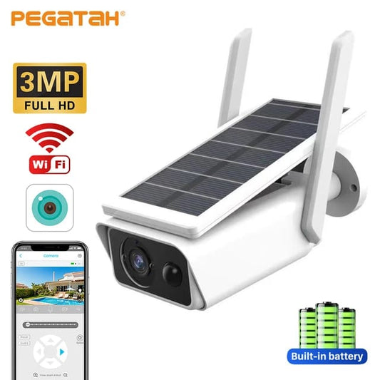 Camara solar exterior impermeable, camar