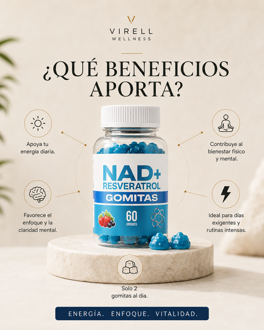 Gomitas NAD+ Resveratrol