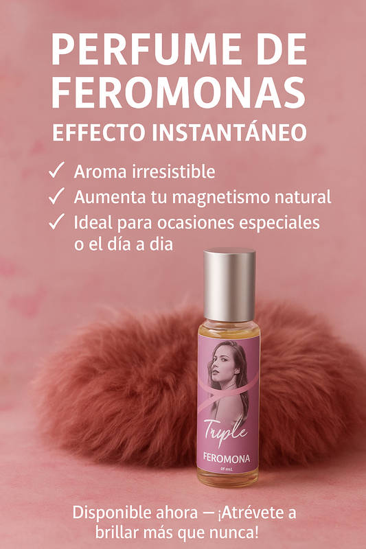 PERFUME CON FEROMONAS TRIPLE X MUJER