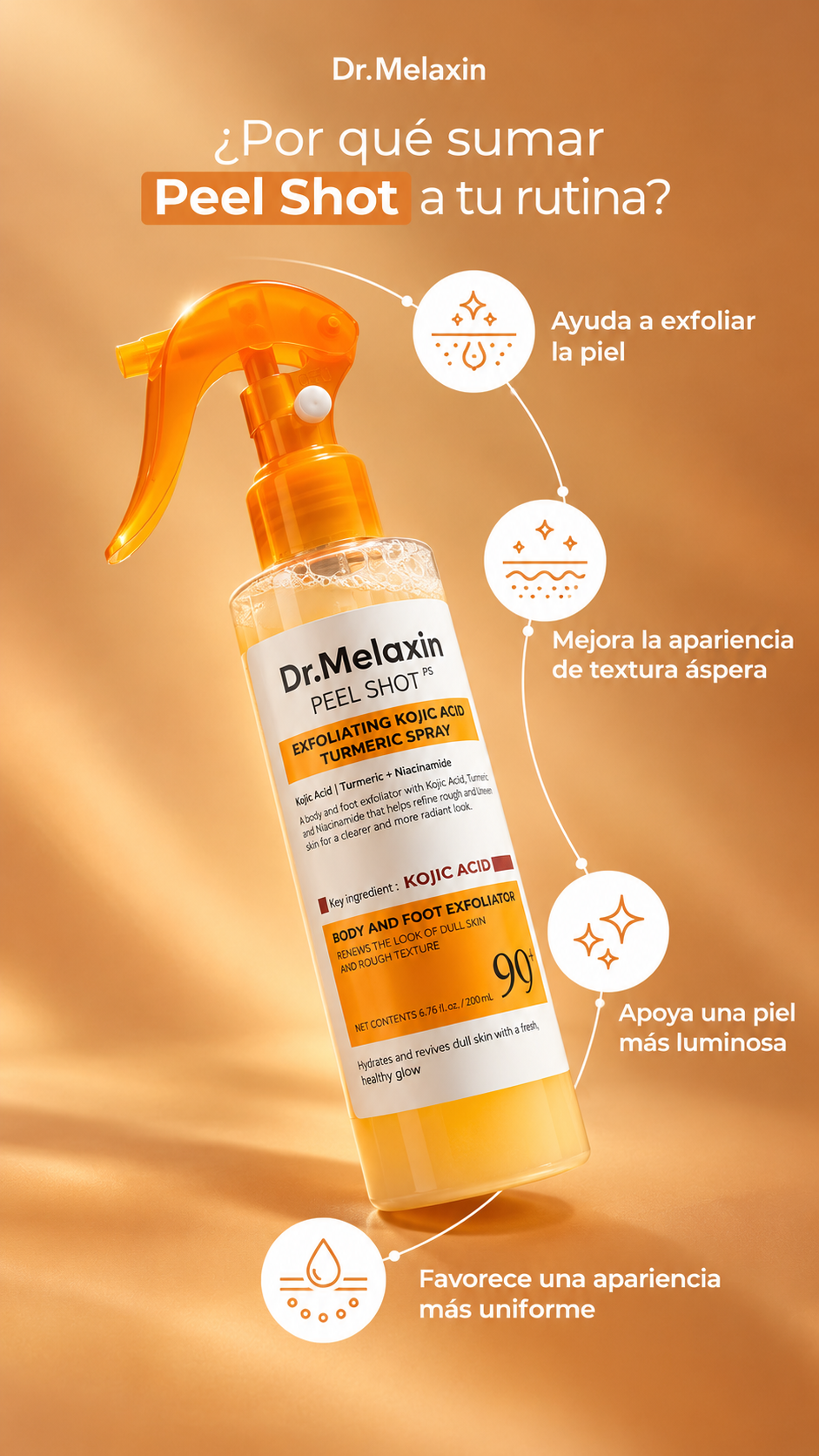 Dr melaxin peel shot spray