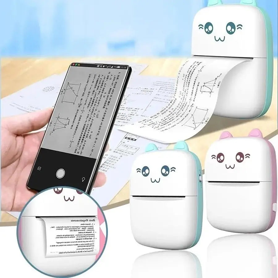MINI IMPRESORA PORTATIL DE GATITO